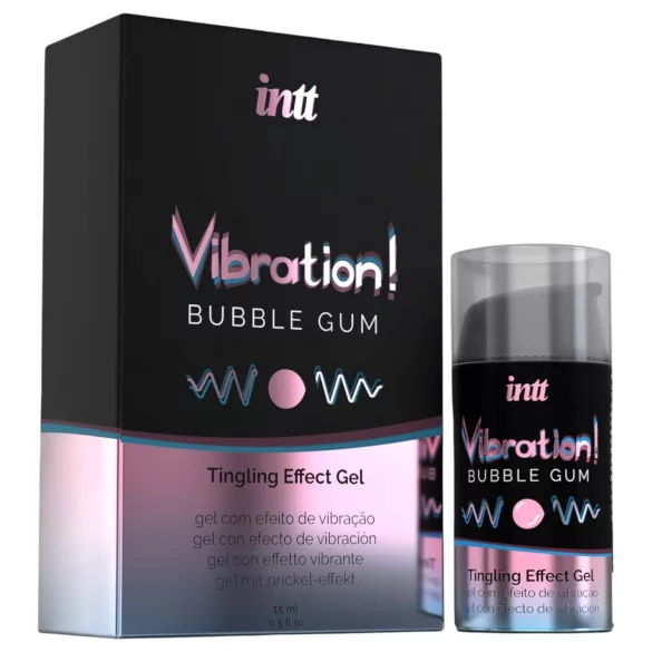 Intt Vibration! - flytende vibrator - tyggegummi (15ml)