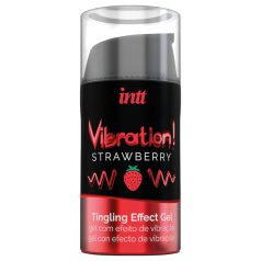Intt Vibrasjon! - flytende vibrator - jordbær (15ml)