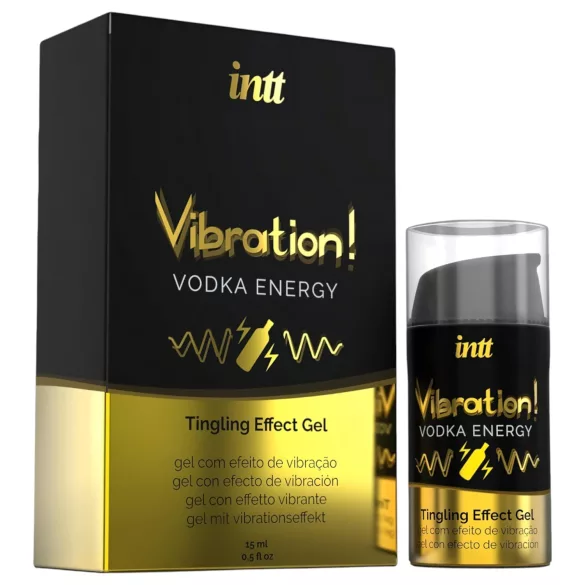 Intt Vibrasjon! - flytende vibrator - Vodka Energi (15ml)