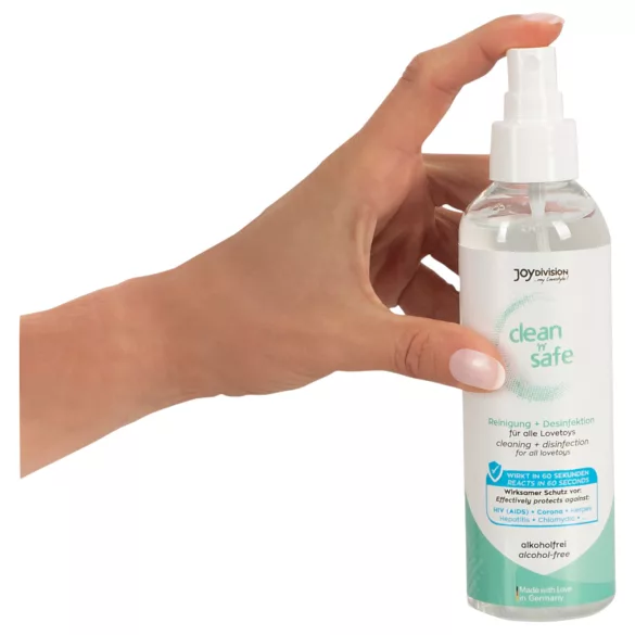 JoyDivision Clean Safe - desinfiserende og rengjørende spray (200ml)