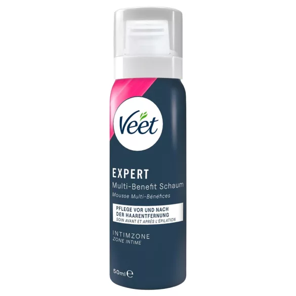 Veet - intim hårfjerningskrem og fuktighetsgivende skum for kvinner (2×50 ml)