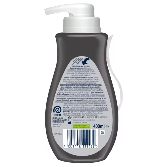 Veet - hårfjerningskrem for menn (400 ml)
