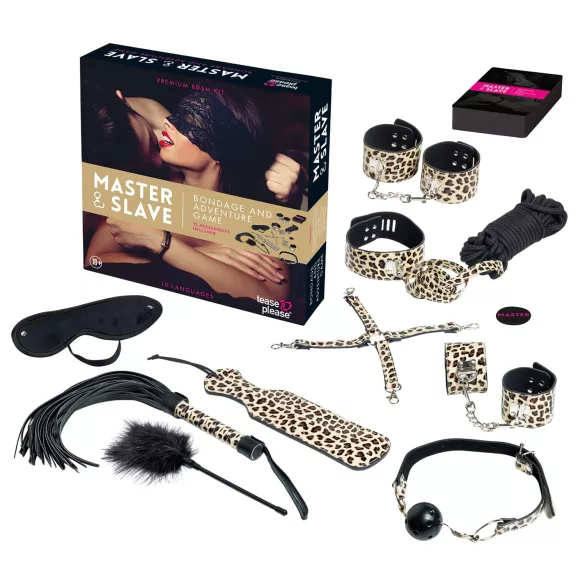 Master & Slave - Bondagesett (brun-svart)