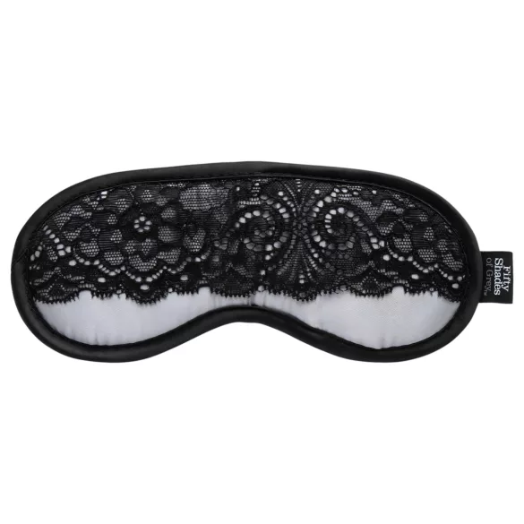 Fifty Shades of Grey - Satin Øyemaske (Sølv)
