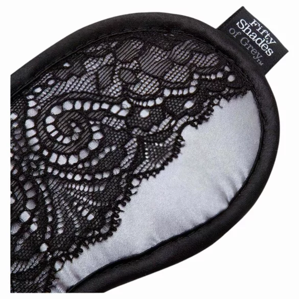 Fifty Shades of Grey - Satin Øyemaske (Sølv)