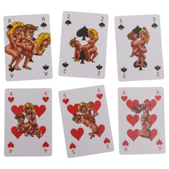 Kama Sutra - Lekne franske kort (54 stk)