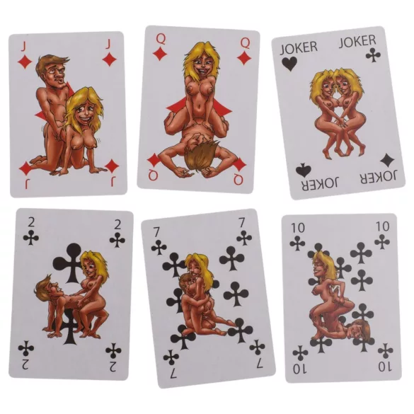 Kama Sutra - Lekne franske kort (54 stk)