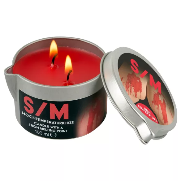 BDSM Høy Temperatur - parafintestlys (100ml)