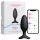 Lovense Hush 2 M - App-styrt analvibrator (45 mm, svart)