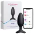 Lovense Hush 2 M - App-styrt analvibrator (45 mm, svart)