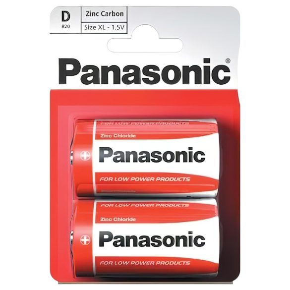 Langvarige babybatterier R14 C - 2 stk. (Panasonic)