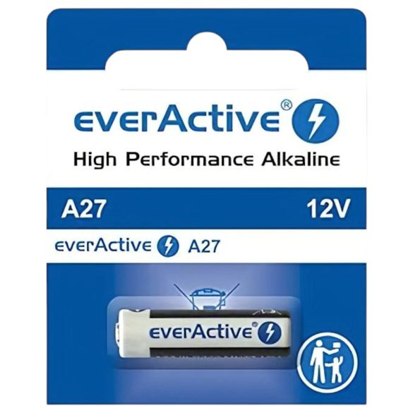 12V-batteri (27A, MN27) - 1 stk.