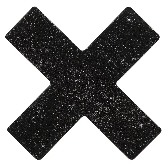 Cottelli - Glitrende brystvorteklistremerker - X