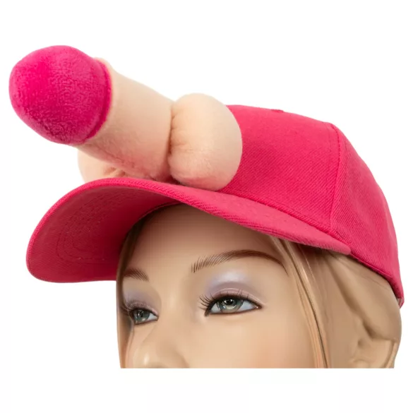 Baseballcap med penis (rosa)
