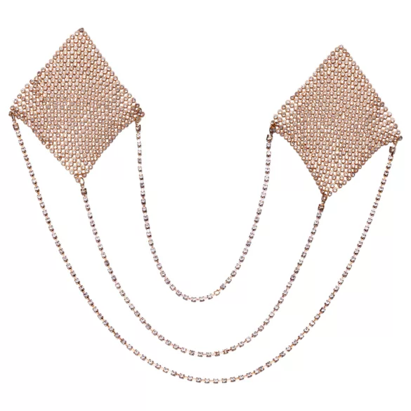 Cottelli - kjedede brystklistremerker (gull)