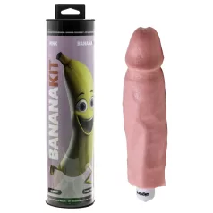 Bananakit - peniskopieringssett med vibrator (rosa)