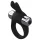 Pulselock Vantr - vibrerende penisring med kanin (svart) - 30 mm
