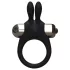 Pulselock Vantr - vibrerende penisring med kanin (svart) - 30 mm