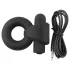Pulselock Vantr - oppladbar vibrerende penisring (svart) - 25 mm