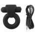 Pulselock Vantr - oppladbar vibrerende penisring (svart) - 25 mm