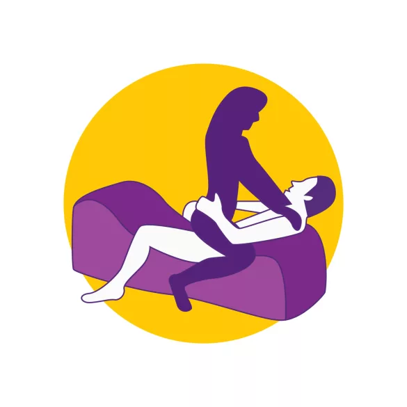 Desirel Magic Pillow - Oppblåsbar BDSM-sexmøbel - med håndjern (rød)