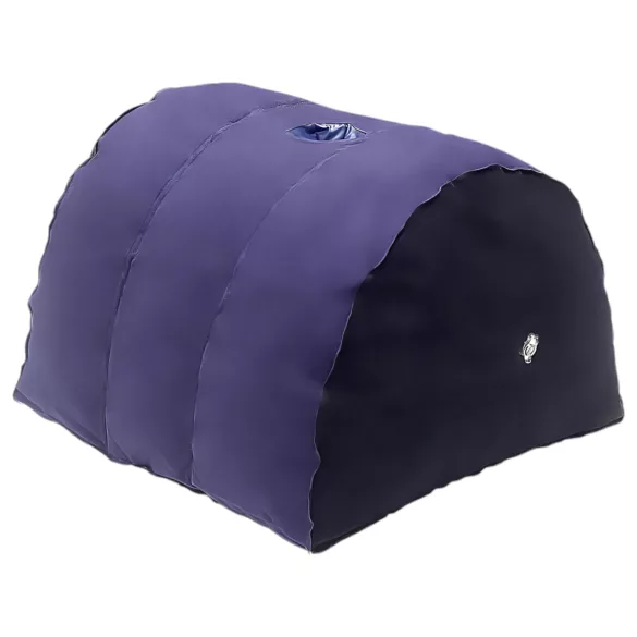 Desirel Magic Pillow - Oppblåsbar sexpute med dildo-holder (lilla)