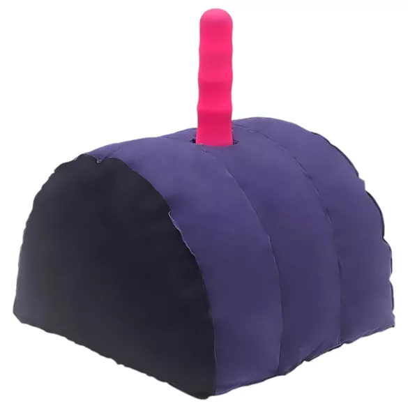 Desirel Magic Pillow - Oppblåsbar sexpute med dildo-holder (lilla)