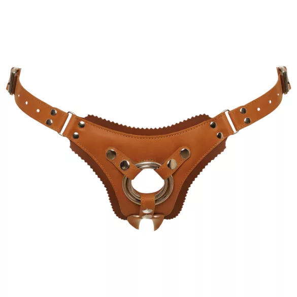 ZADO - Skinnbelte for festbare produkter (brun)