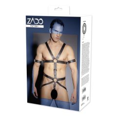 ZADO - stroppete lær harness body - for menn