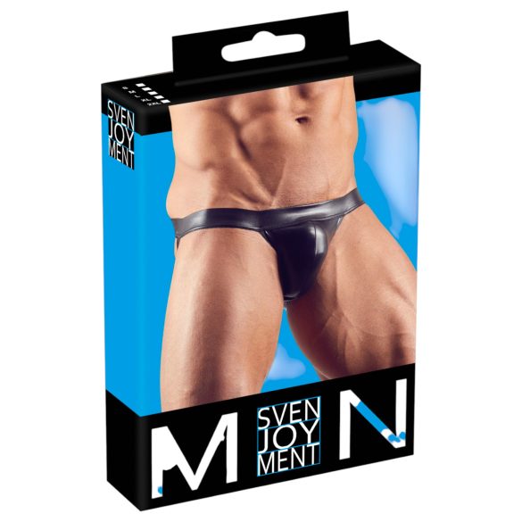 Svenjoyment – skinnende jockstrap (svart) - XL