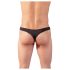 Showmaster tanga for menn (svart) - XL