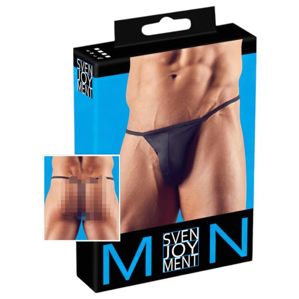 Mini-tanga til menn (svart) - M
