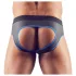 Svenjoyment - åpen jockstrap (svart-blå) - M