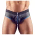 Svenjoyment - åpen jockstrap (svart-blå) - L