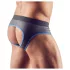 Svenjoyment - åpen jockstrap (svart-blå) - XL
