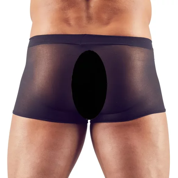 Svenjoyment - Gjennomsiktig boksershorts sett - svart (2 deler) S-L