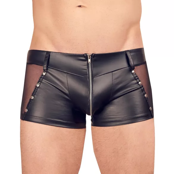 Svenjoyment - skinnende sort boxer - L