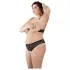 Cottelli Plus Size - perle-bh sett (svart) - 3XL