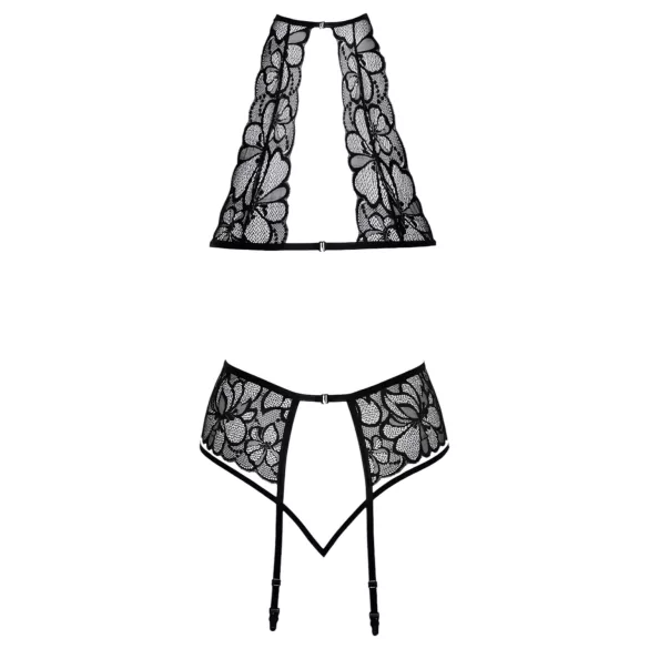 Kyssbar - halsbånd, blondesett (svart) - L/XL