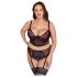 Cottelli Plus Size – Bh-sett (rød)