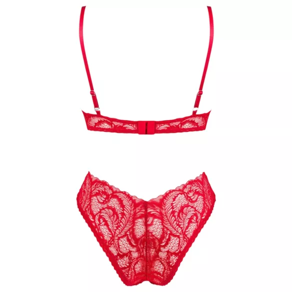 Obsessive Atenica - sexy kryssbånd undertøysett (rød)