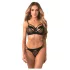 Obsessive Dominna - stropp bh-sett (svart)
