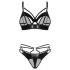 Obsessive Dominna - stropp bh-sett (svart)