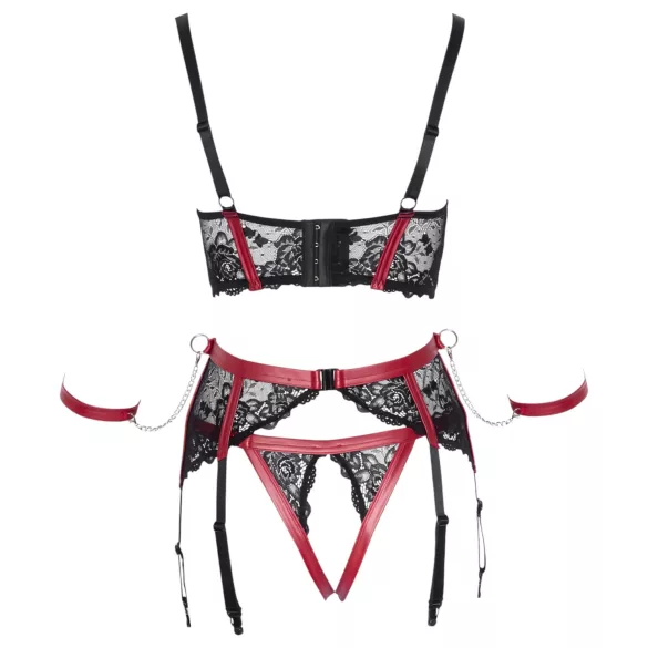 Cottelli Bondage - Matt blondeløftesett (rød) - XL