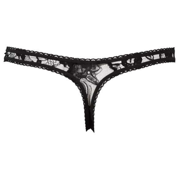 Cottelli - Erotisk blonde tanga (svart)