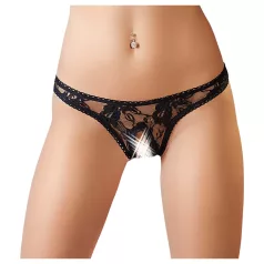 Cottelli - Erotisk blonde tanga (svart) - M