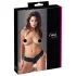 Cottelli - Perleblonde tanga (svart) - XL