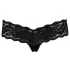 Cottelli - Perleblonde tanga (svart) - XL