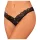 Obsessive Donna Dream - Lokkende blondetanga (svart) - XL/XXL