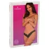Obsessive Donna Dream - Lokkende blondetanga (svart) - XL/XXL